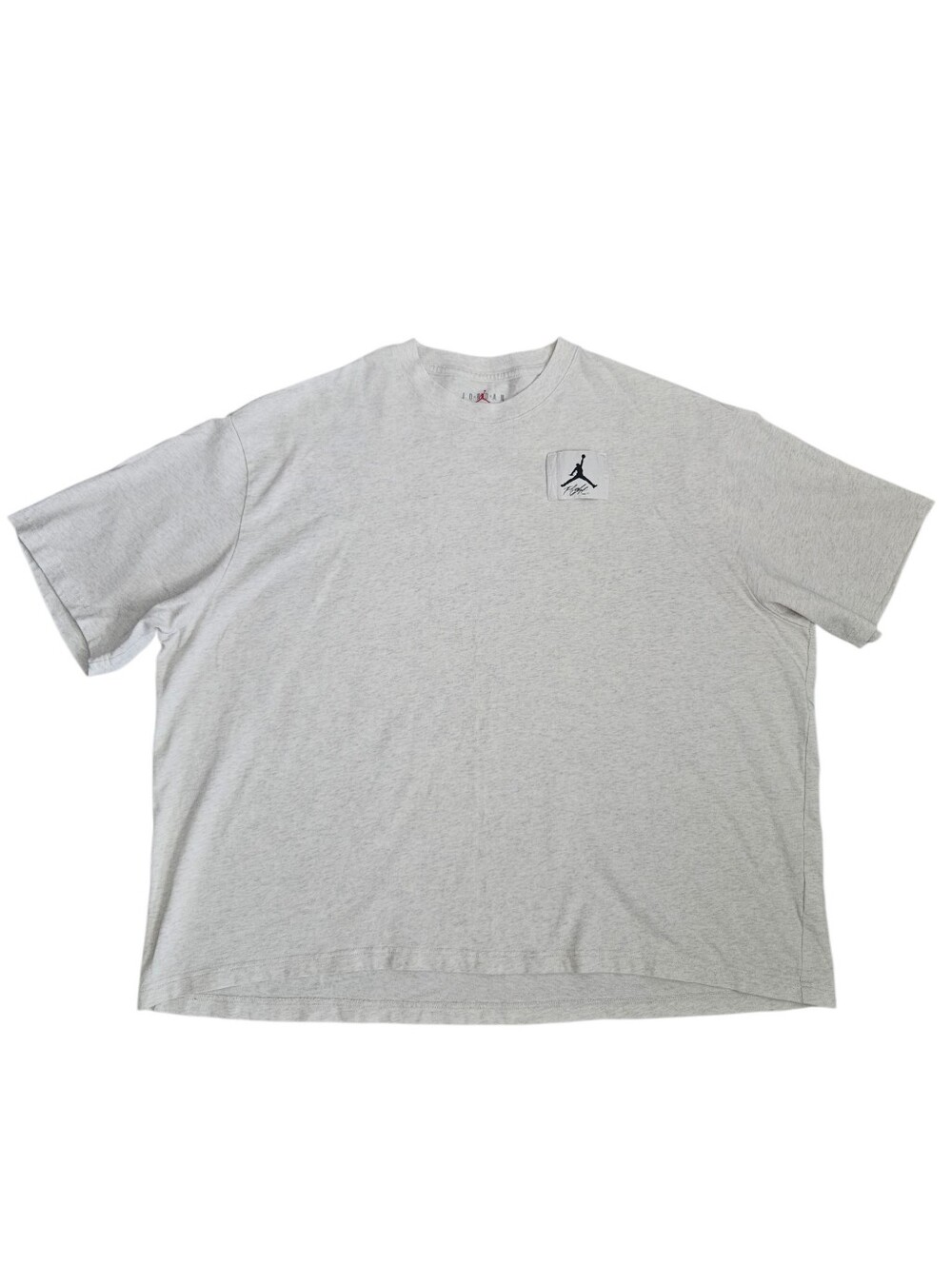Nike Jordan Flight Essentials Oversized Tee‎ Off White/Gray Sz 2XL Sporty